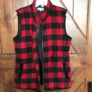 COPY - Buffalo Plaid Fleece Vest